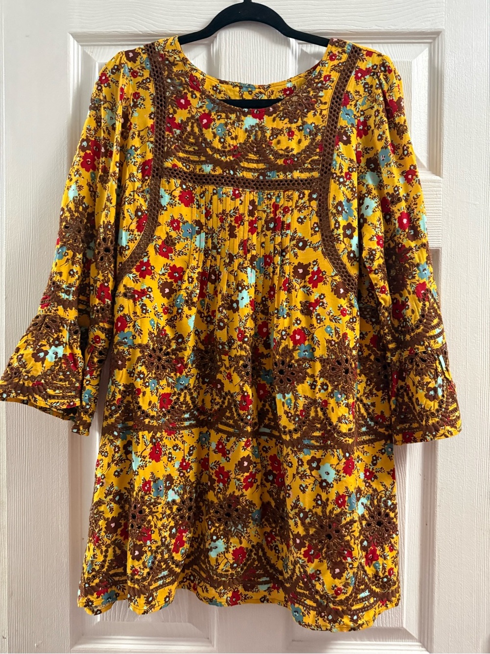 🆕 Ivy Jane Boho Eyelet Dress Size Small